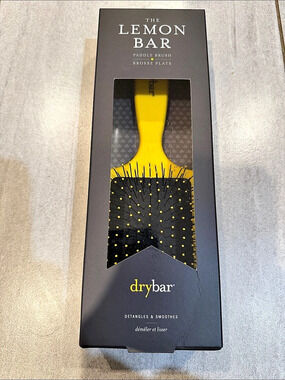 Drybar The Lemon Bar Detangling Hair Brush NWT